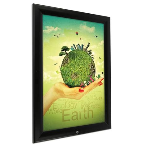 Lockable Weatherproof Frame 24'' X 36''inches Poster 